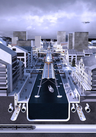 Illustration for article titled We Cannot Allow This Awful Idea for Airport Design to Become Real